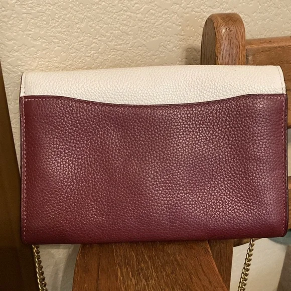 Coach Tabby Color Block Convertible Clutch Chain Crossbody Bag NWOT - Picture 3 of 8